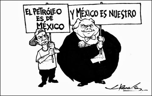 "Pequeña aclaración". Cartón del monero Hernández.