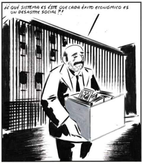 ¿Quién necesita trabajo?. VIÑETA: buitre.press